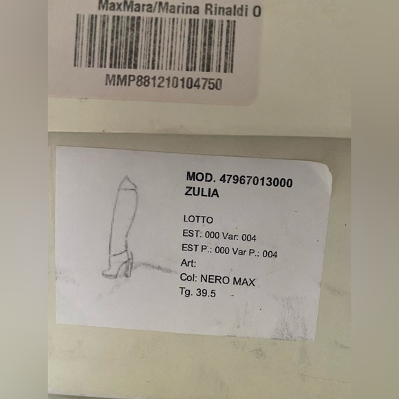 MaxMara Leather Over-the-Knee Boots NWT - Picture 11 of 11